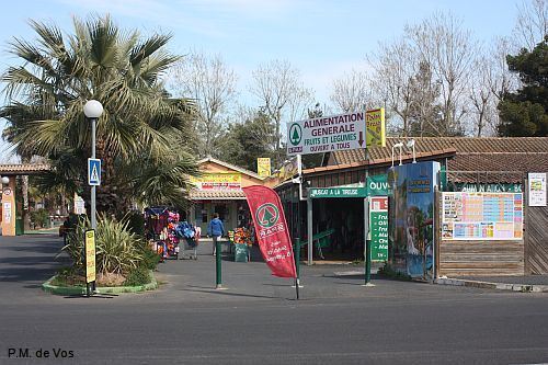 Ingang camping les Sablons