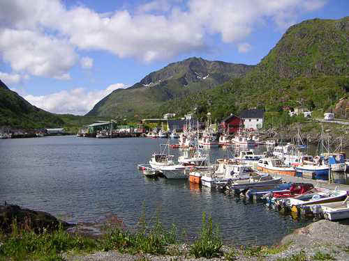 Vissershaventje op de Lofoten