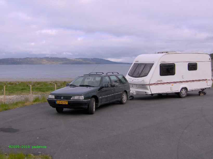 430 - op parkeerplaats 20 km vr Hammerfest