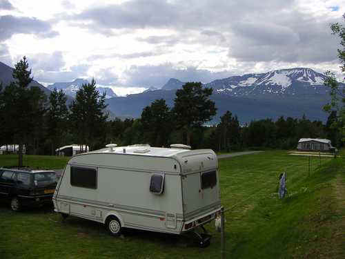 Mooi plaatsje op camping Olderelv
